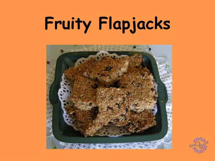fruity flapjacks