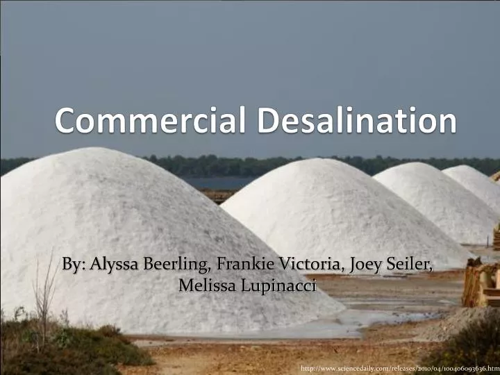 commercial desalination