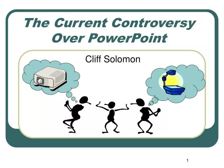 the current controversy over powerpoint