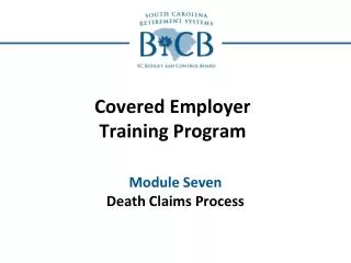 Covered Employer Training Program