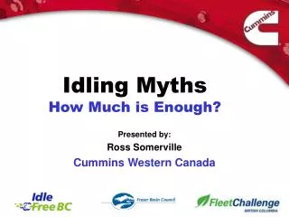 Idling Myths How Much is Enough?