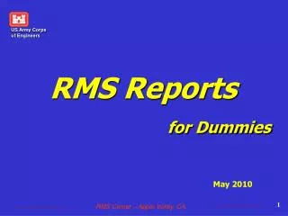 RMS Reports for Dummies