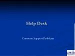 Help Desk - slide 1