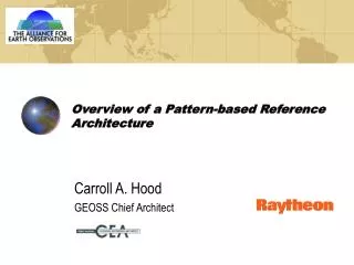 Overview of a Pattern-based Reference Architecture