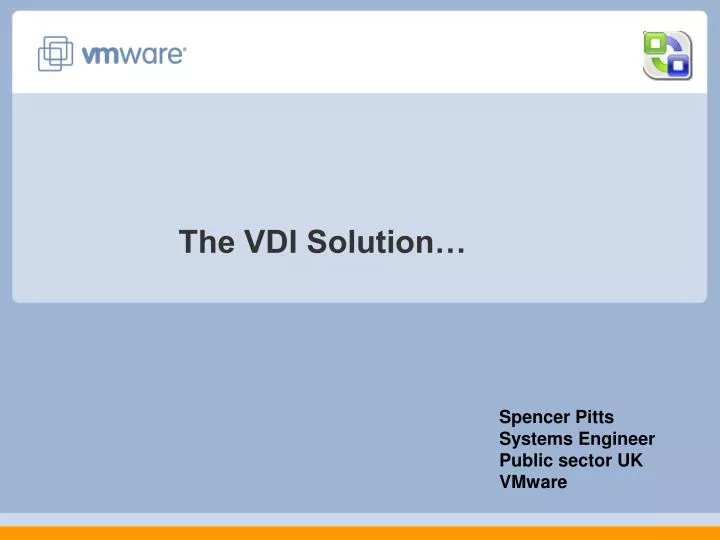 the vdi solution
