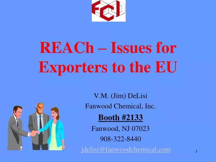 reach issues for exporters to the eu