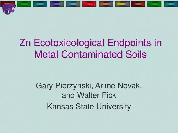zn ecotoxicological endpoints in metal contaminated soils