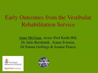 Early Outcomes from the Vestibular Rehabilitation Service