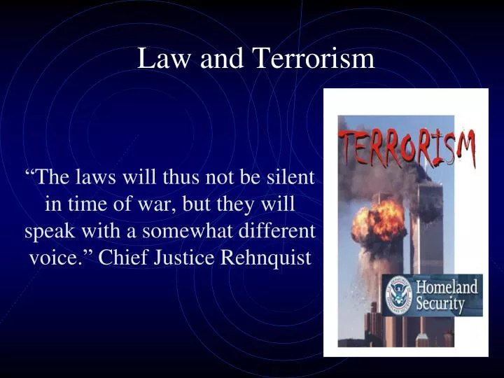 law and terrorism