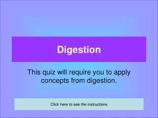 Digestion