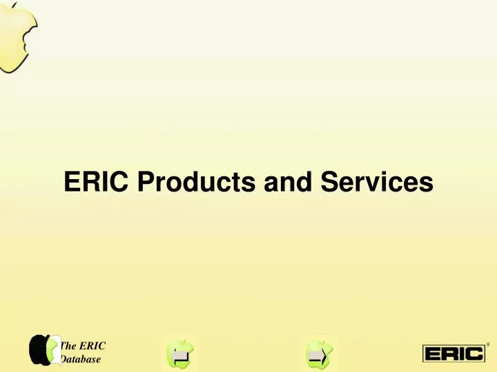 eric products and services