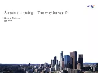 Spectrum trading – The way forward?