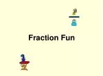 Fraction Fun - slide 1