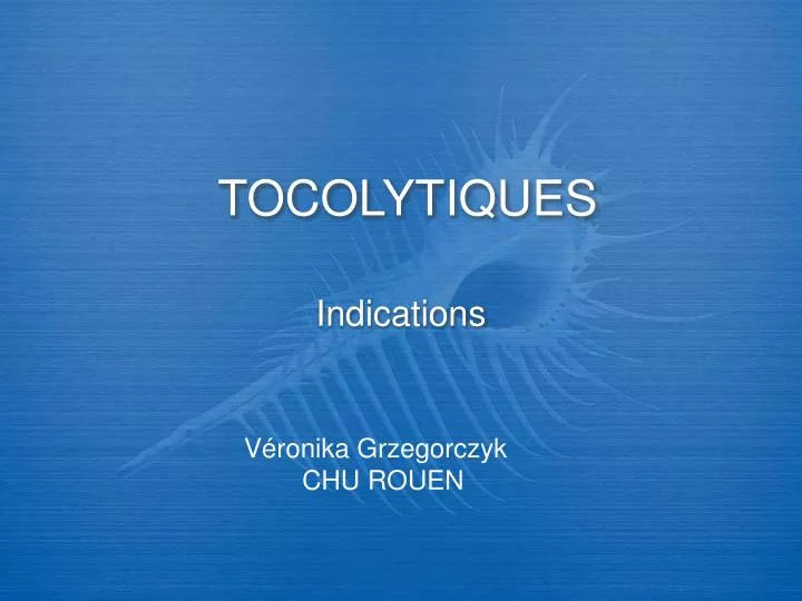 tocolytiques
