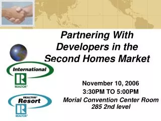 Partnering With Developers in the Second Homes Market