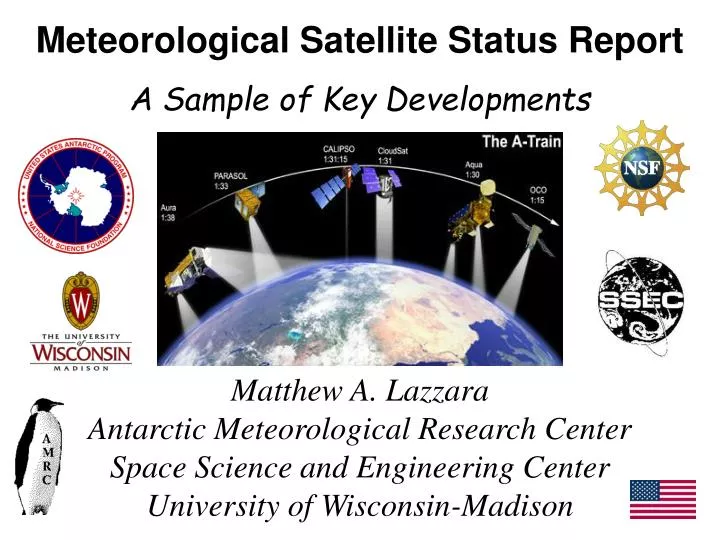 meteorological satellite status report a sample of key developments