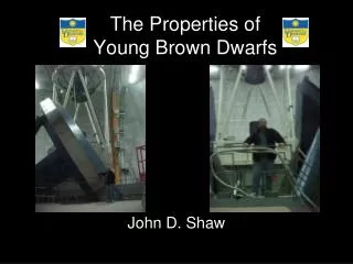 The Properties of Young Brown Dwarfs