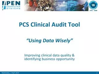 PCS Clinical Audit Tool