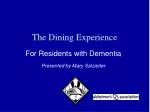 The Dining Experience - slide 1