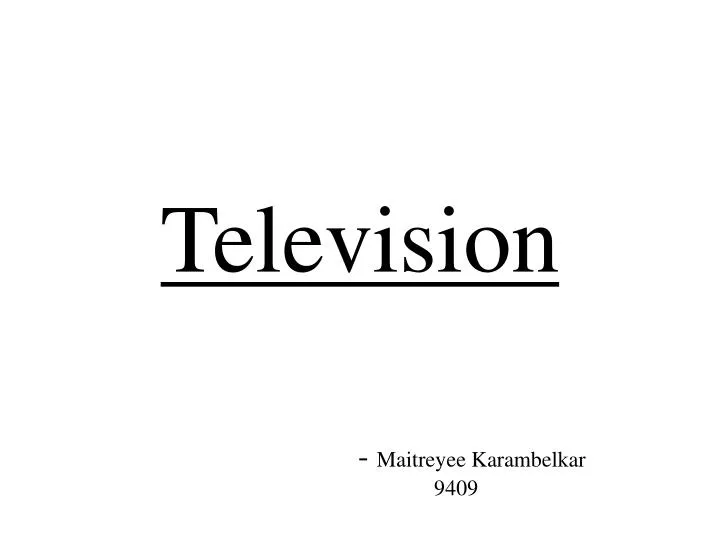television maitreyee karambelkar 9409