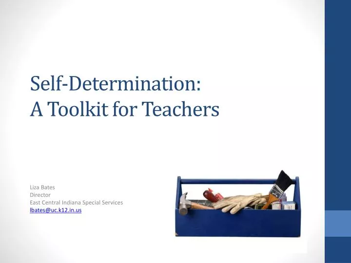 self determination a toolkit for teachers
