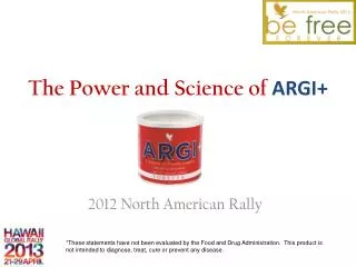 The Power and Science of ARGI+