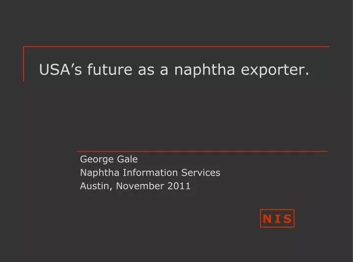 usa s future as a naphtha exporter