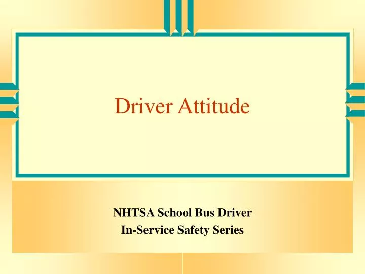 driver attitude