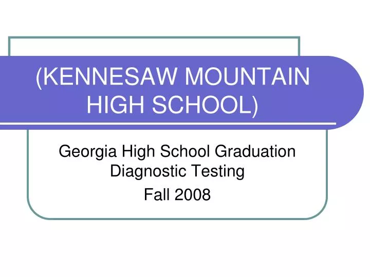 kennesaw mountain high school