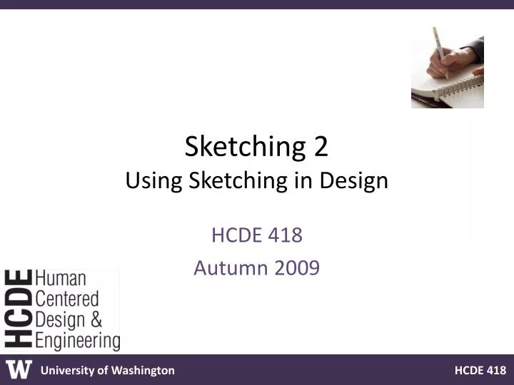 sketching 2 using sketching in design
