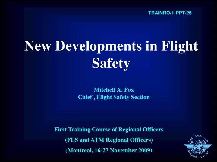 new developments in flight safety