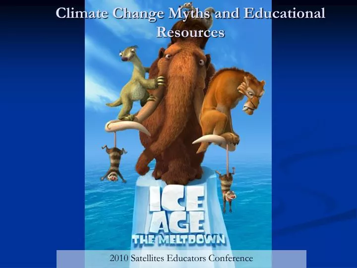 climate change myths and educational resources