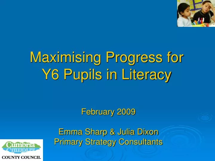 maximising progress for y6 pupils in literacy