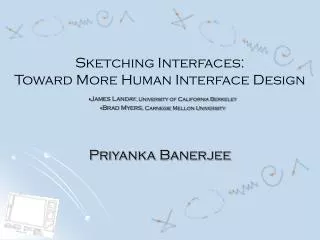 Sketching Interfaces: Toward More Human Interface Design