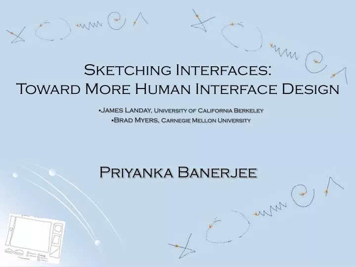 sketching interfaces toward more human interface design