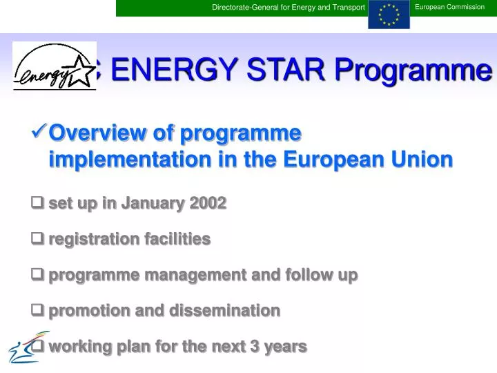 ec energy star programme