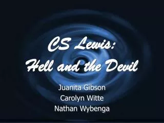 CS Lewis: Hell and the Devil