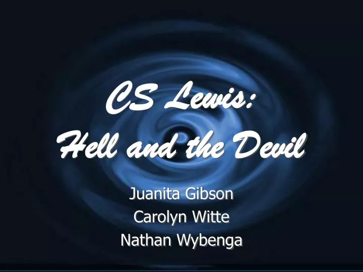 cs lewis hell and the devil