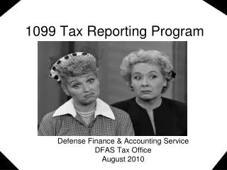 1099 Tax Reporting Program
