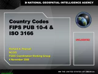 Country Codes FIPS PUB 10-4 &amp; ISO 3166