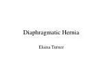 Diaphragmatic Hernia - slide 1