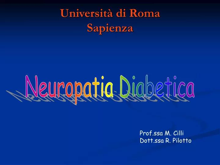 universit di roma sapienza