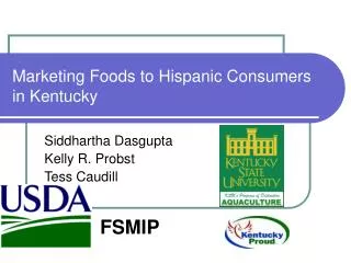 Marketing Foods to Hispanic Consumers in Kentucky