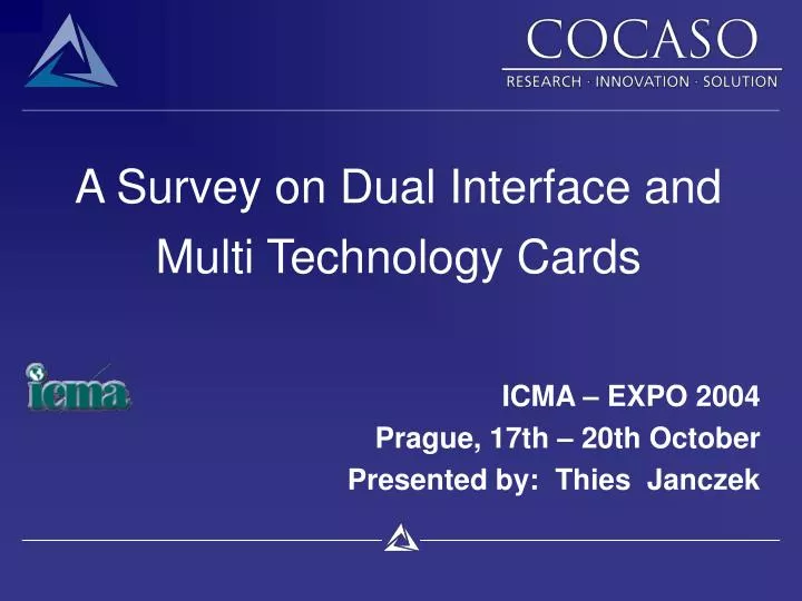 a survey on dual interface and multi technology cards