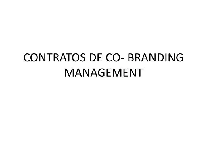 contratos de co branding management