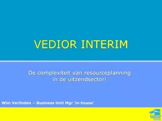 vedior interim