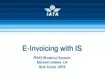 E-Invoicing with IS - slide 1