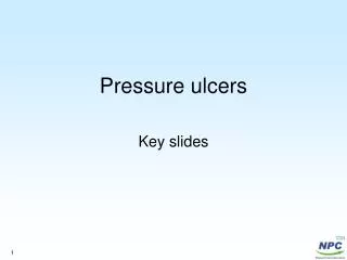 Pressure ulcers