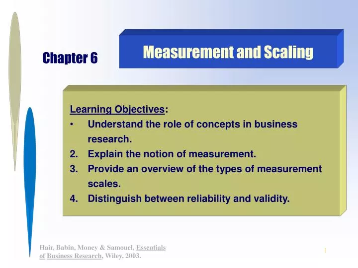 measurement and scaling