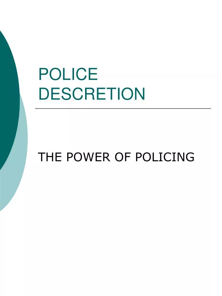 police descretion
